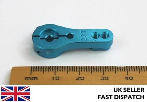 Servohorn/Arm 23 Zähne/Zahn 23T blau Aluminium für RC Buggy/Flugzeug/Hubschrauber - Bild 1 von 5