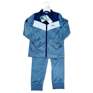 Puma Boys Size 6 Track Suit 2 Piece Zip Up Athletic Wear Jacket & Pants NEW - Picture 1 of 4