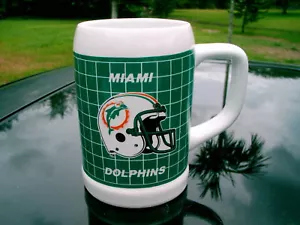 CASCO DEL EQUIPO DE DELFINES MIAMI DOLPHINS NFL LOGOTIPO OFICIAL DEL PRODUCTO CON LICENCIA - Imagen 1 de 4