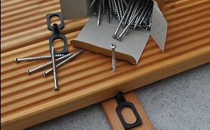 Separador espaciador para tablas de terraza + tornillos de terraza construcción de terrazas - Imagen 1 de 9