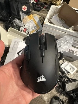 Corsair CH-9317011-NA Ironclaw RGB Wireless Rechargeable Gaming Mouse - Black - Image 1 of 3