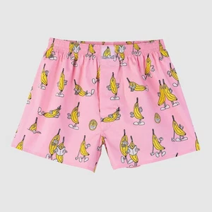 Lousy Livin Boxershorts Pink Banana Underwear Organic Cotton Unisex - Picture 1 of 8