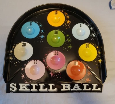 Vintage Pressman Toy Corp. Skill Ball Metal Board No Box or Balls Tin Toy.. Golf - Image 1 of 4