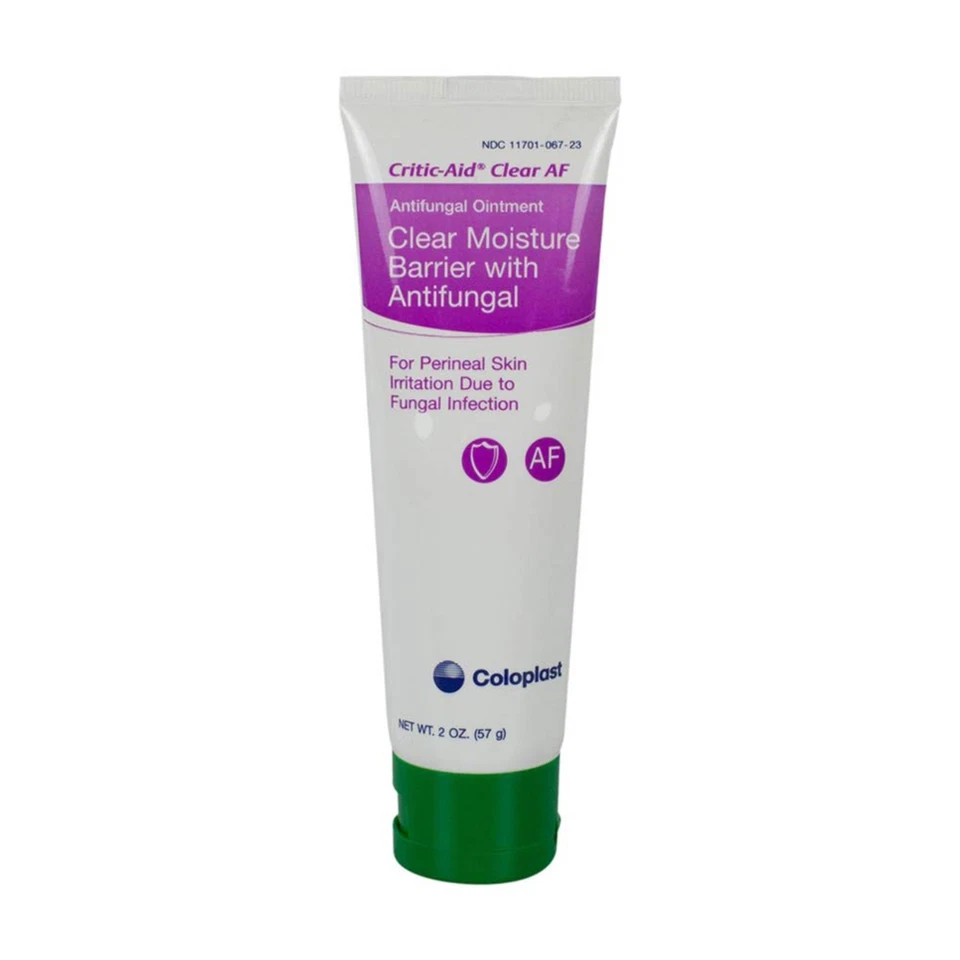 Barrera de humedad Coloplast Critic-Aid AF transparente con tubo antifúngico de 2 oz 1 unidad Foto 1 de 1