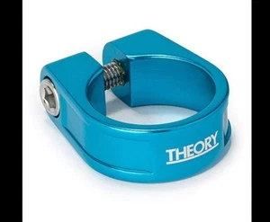 Theory BMX seatpost clamp, OLDSCHOOL GT BMX SE TRUSTY SINGLE 1-1/8 BLUE NEW - Picture 1 of 1