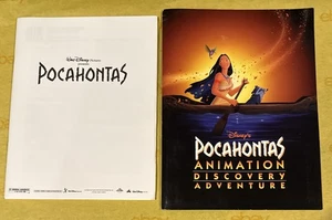 DISNEY’S POCAHONTAS 1995 PRESSEMAPPE + FOTO + ANIMATION DISCOVERY ADVENTURE - Bild 1 von 3