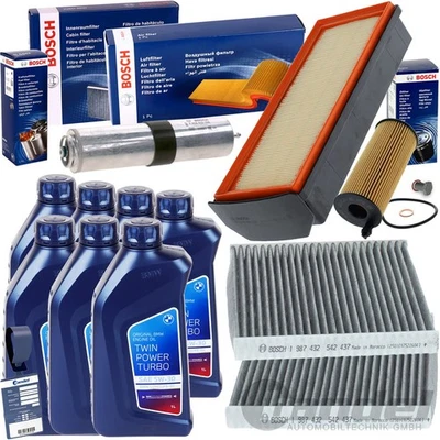 Bosch Filter Kit + OE 5W30 Oil Fits BMW X3 F25 X4 F26 xDrive 30+35D - Image 1 of 4
