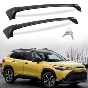 2Pcs Roof Rack Rail Cross Bars Carrier Fits Toyota Corolla Cross 2022-2023 2024 - Picture 1 of 8