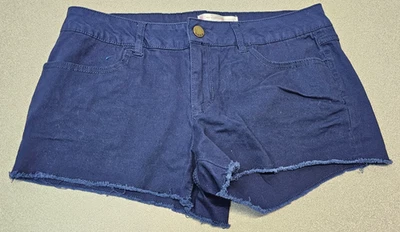 No Boundaries 女式 13 码蓝色夏季短裤弹力休闲短裤 — 第 1/4 张图片