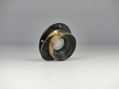 VINTAGE  ROJA BUSCH WIDE ANGLE APLANAT No2 F16 SMALL BRASS LENS WITH WHEEL STOPS - Image 1 of 4