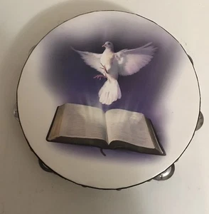 Tamburin 10 Zoll Taubenbibel zweireihig Jingle Tamburin für Erwachsene - Bild 1 von 4