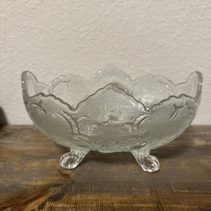Antike Schale aus geschliffenem Glas - Bild 1 von 13