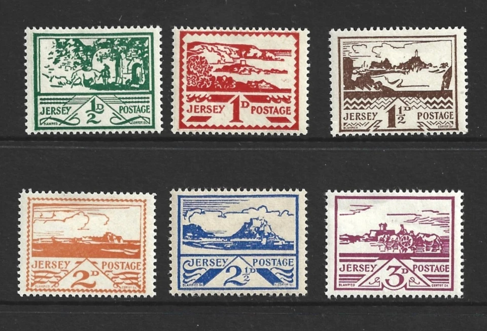 Jersey 1943 - 1944 German Occupation Mint MNH Set - Image 1 of 1