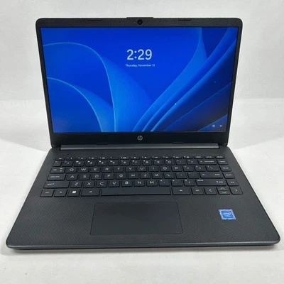 HP Laptop 14-DQ0761DX 14" Celeron N4120 1.1GHz 4GB RAM 128GB eMMC Storage - Image 1 of 4