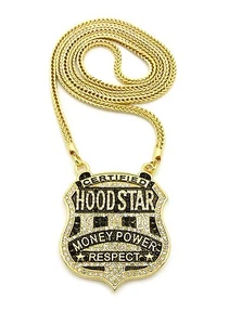 COLLAR HIP HOP GANGSTA MONEY POWER RESPET 36" VARIAS CADENAS XP525 - Imagen 1 de 26