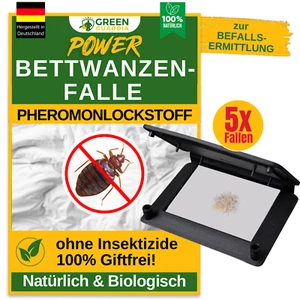 Bettwanzen Falle–5xFallen- POWER Bettwanzen Bekämpfung, Mittel gegen Bettwanze - Bild 1 von 7