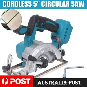 AU 5" Cordless Circular Saw 125mm Brushless Wood Tile Saw For Makita 18V Battery - Picture 1 of 12
