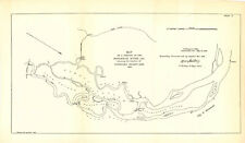 Map of a Portion of the Savannah River GA; Showing Location of Freshet Bank 1889