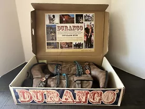 Durango Crush 12 Zoll verzierte Cowboystiefel Damen Größe 7M - Bild 1 von 16
