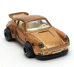 Majorette Porsche Turbo Metallic Gold / White Interior 1:57 (3") Defects 001 - Picture 1 of 8