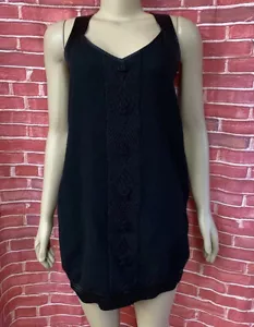 Development by Erica Davies Womens Sleeveless V- Neck Mini Dress Black Sz M #R2 - Picture 1 of 8