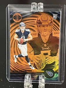 WILL LEVIS-----2023 PANINI---ILLUSIONS---ROOKIE--ORANGE----TITANS--FREE SHIPPING - Picture 1 of 2