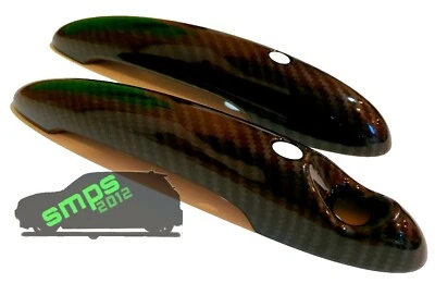 Mini R57 Cabrio Dry Fibra di Carbonio Copri Maniglia Comfort Foro di Accesso  - Immagine 1 di 4
