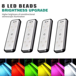 2-4 Magnet LED Auto Tür Licht Autotür Willkommen Lampe USB Lnduction Warnleuchte - Bild 1 von 27