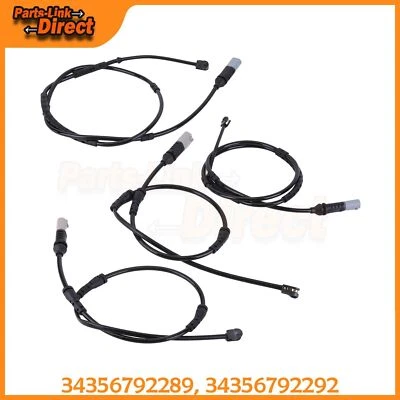 4 Pack For BMW 328i xDrive 330i 320i 335i M4 Front Rear Brake Pads Wear Sensor Foto 1 de 4