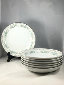 7 Premiere Fine China MIRABELLE L5402 Japan Coupe Cereal Bowls 7 3/4" Floral - Picture 1 of 5