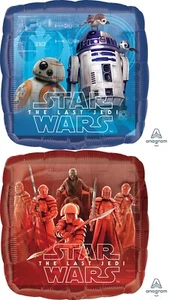 18" Star Wars The Last Jedi Foil Balloon - Anagram party supply decoration - Picture 1 of 1