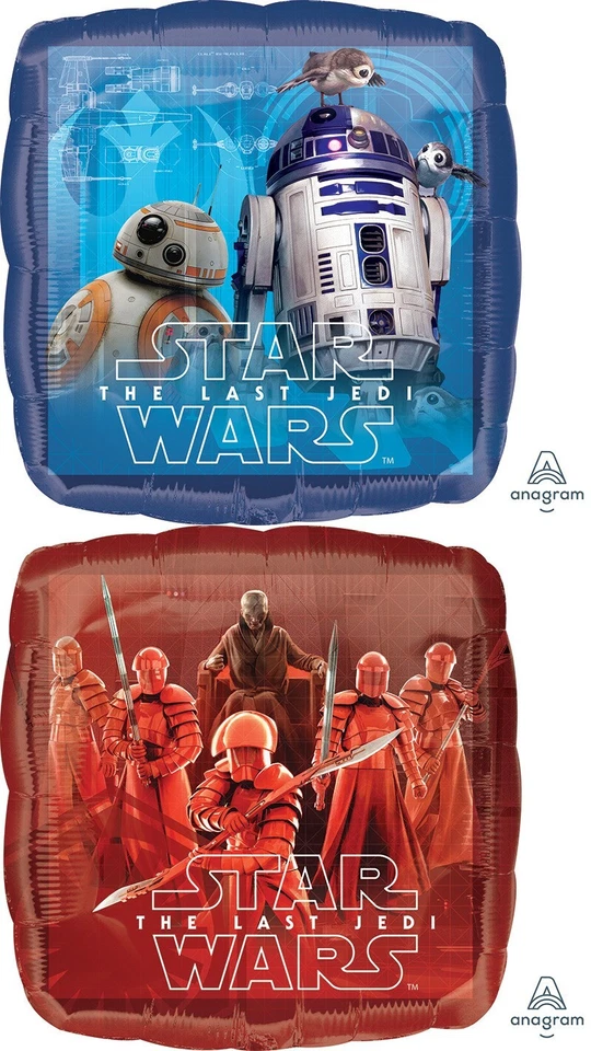 18-дюймовый фольгированный воздушный шар Star Wars The Last Jedi — украшение для вечеринки с анаграммой - Изображение 1 из 1