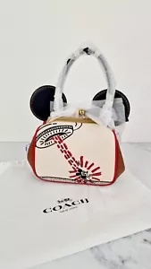 Borsa a mano Disney x Coach Keith Haring orecchie di Topolino astronave 4719 Kisslock - Foto 1 di 13
