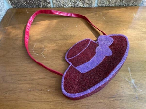 Red Hat Ladies Club Beaded Purse Shoulder Bag - Picture 1 of 9