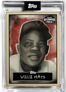 Willie Mays 2024 TOPPS MLB Rickwood Negro League Collection Card RW-4 In Hand - Picture 1 of 2