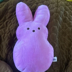 Viral Pink Peeps Easter Throw Pillow Rabbit OG New Sold Out Bunny Collectable - Picture 1 of 5