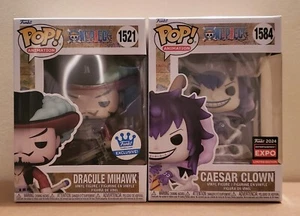 FUNKO POP! ONE PEICE DRACULA MIHAWK FUNKO EXCLUSIVE 2024 CAESAR CLOWN - Bild 1 von 6