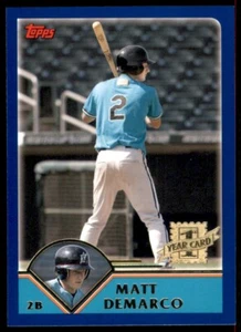 2003 Topps Traded & Rookies #T259 Matt DeMarco novato - Imagen 1 de 2