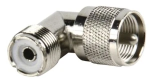 ADATTATORE DA MASCHIO UHF A FEMMINA UHF A 90 GRADI - Foto 1 di 1