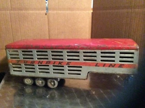 Vintage Pressed Steel Turnpike Line Transporter Carrier Cow livestock trailer - Picture 1 of 8