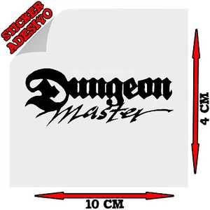 Sticker Adesivo Decal i'm The Dungeon Master D&D Logo Role Play Game Dragons - Imagen 1 de 1