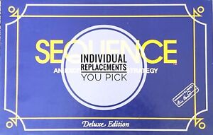 Sequence Deluxe Edition Game Replacement Parts / Pieces - UPick Cards Chips Mat