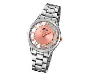 Orologio Trendy da Donna Lotus Rosa in Acciaio Inossidabile e Vetro Minerale - Foto 1 di 13