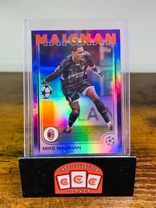 2024-25 Topps UEFA Club Violeta Refractores #198 Mike Maignan /299 Milan * - Imagen 1 de 3