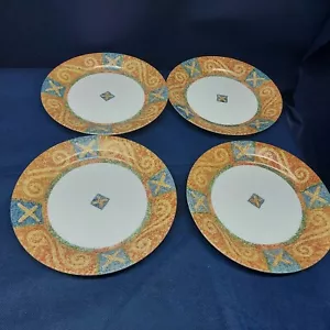Vintage Corelle von Corning "Sand Art" Set/4 Brotteller nicht mehr produziert 2004 USA - Bild 1 von 4
