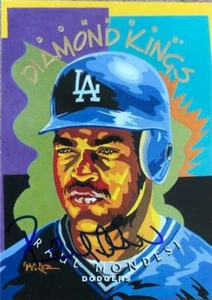 Raul Mondesi Autographed 1995 Donruss Diamond Kings #DK-16 SUPER TOUGH - Picture 1 of 1