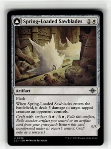 SPRING-LOADED SAWBLADES The Lost Caverns of Ixalan #36 LCI(NM+)(MTG) - Picture 1 of 2