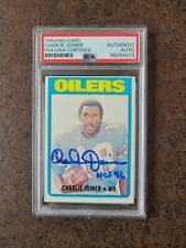1972 Topps ROOKIE Charlie Joiner #244 - Houston Oilers - PSA/DNA Autographed!
