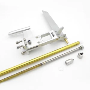 RC Boat 3/16" 4.76mm 400/520mm Flexible Shaft Sleeve Mount Strut Steering Rudder - Picture 1 of 8