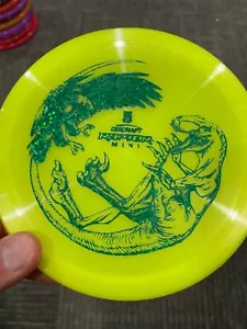 DISCRAFT Z RAPTOR MACRO MINI DISC 6" DISC GOLF MINI THROWER YL/GRN - Picture 1 of 1